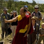Lama Tashi makes an offering